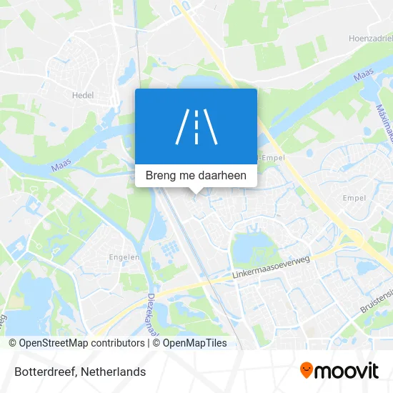 Botterdreef kaart