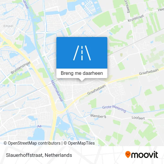 Slauerhoffstraat kaart