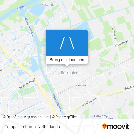 Tempeliersborch kaart