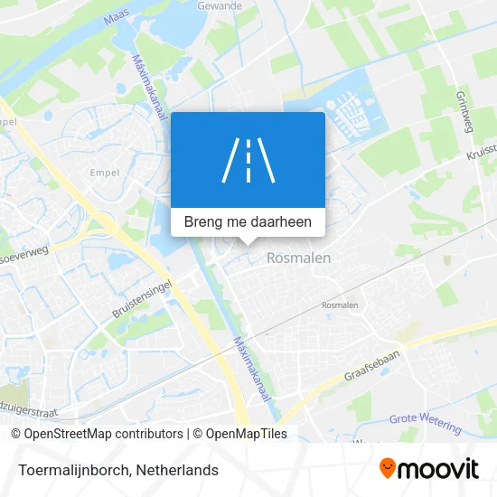 Toermalijnborch kaart