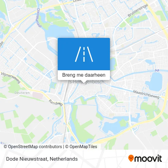 Dode Nieuwstraat kaart