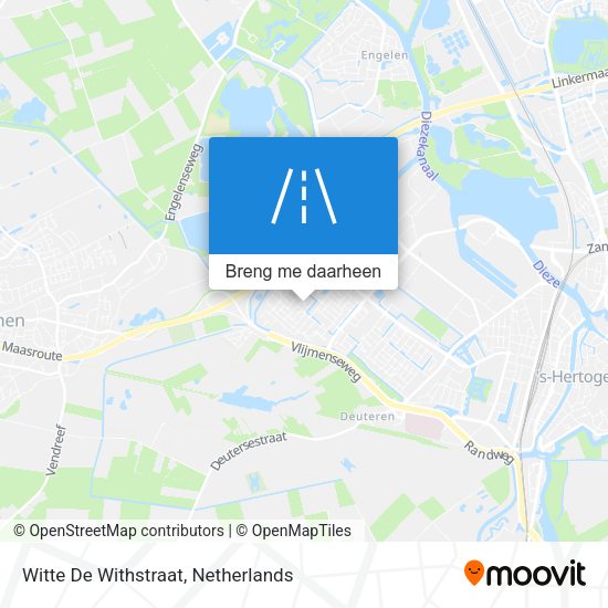 Witte De Withstraat kaart