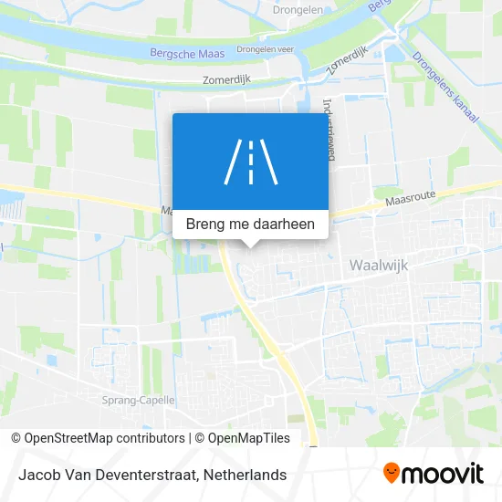 Jacob Van Deventerstraat kaart