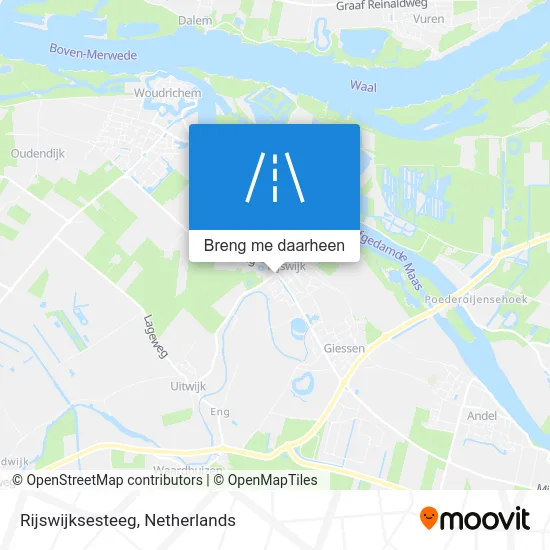 Rijswijksesteeg kaart