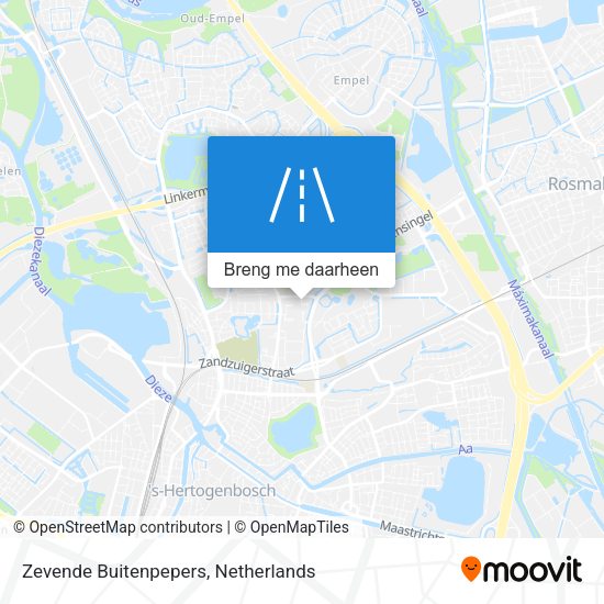 Zevende Buitenpepers kaart
