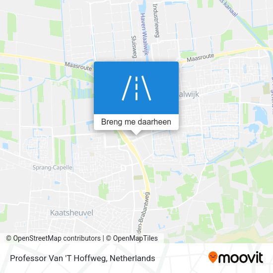 Professor Van 'T Hoffweg kaart