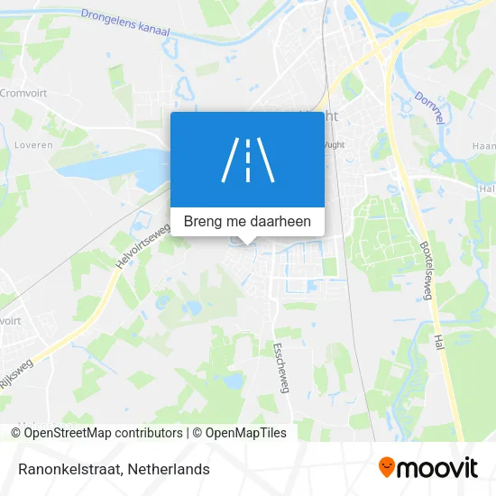Ranonkelstraat kaart