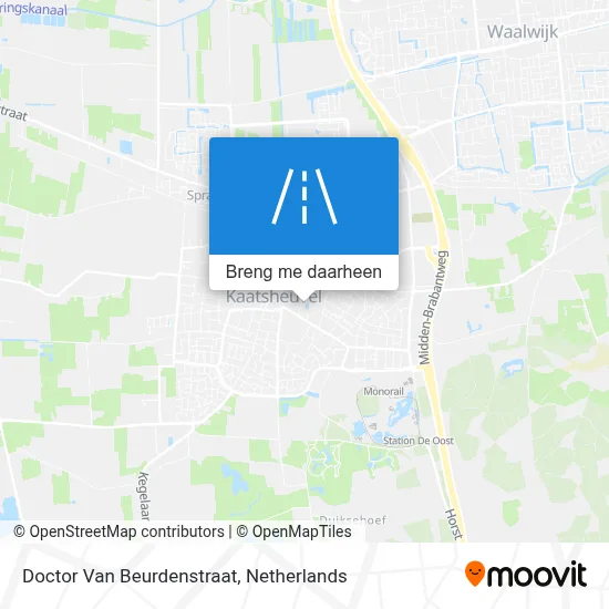 Doctor Van Beurdenstraat kaart
