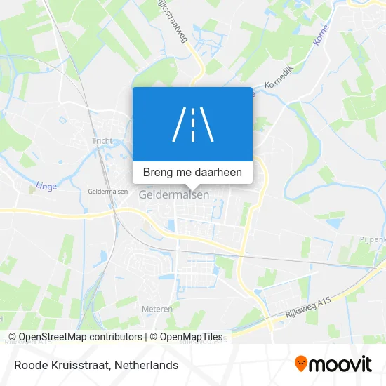 Roode Kruisstraat kaart