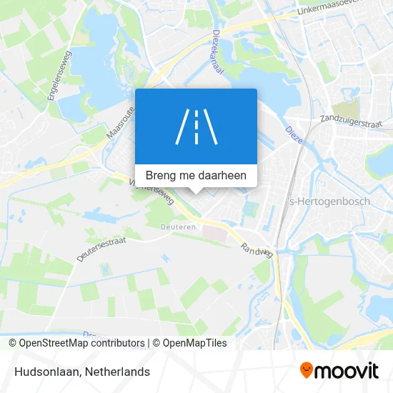 Hudsonlaan kaart