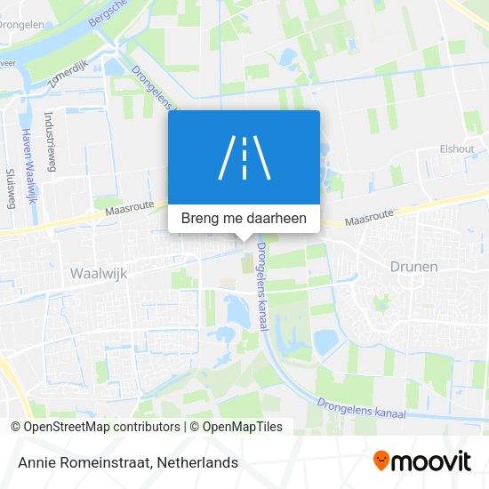 Annie Romeinstraat kaart