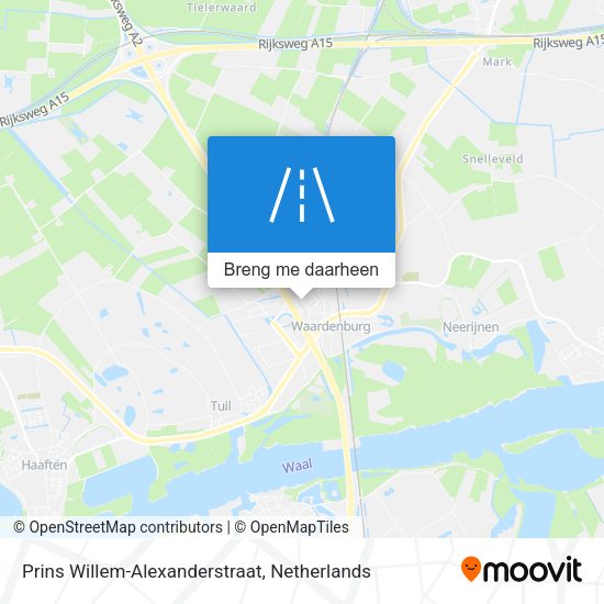 Prins Willem-Alexanderstraat kaart
