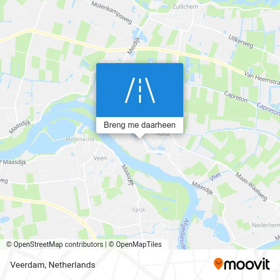 Veerdam kaart