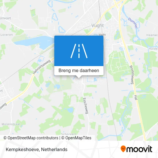 Kempkeshoeve kaart