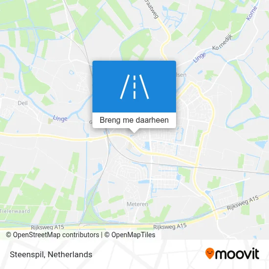Steenspil kaart