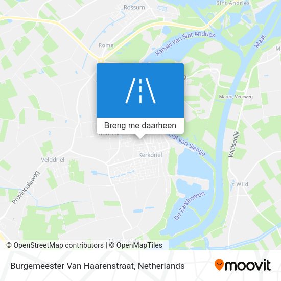 Burgemeester Van Haarenstraat kaart