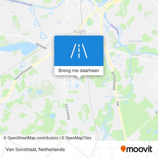 Van Sonstraat kaart