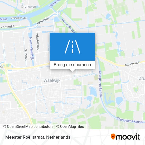 Meester Roëllstraat kaart