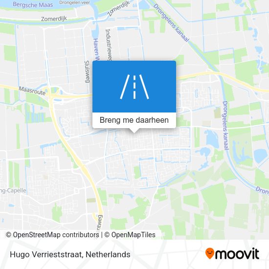 Hugo Verrieststraat kaart