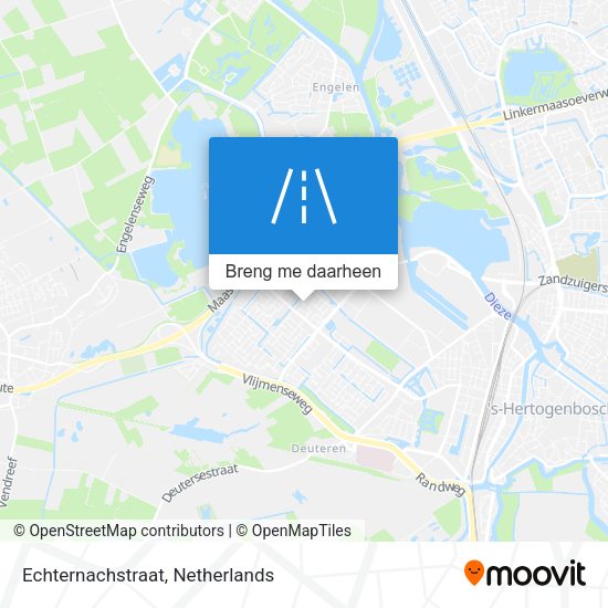 Echternachstraat kaart