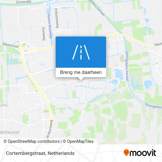 Cortembergstraat kaart