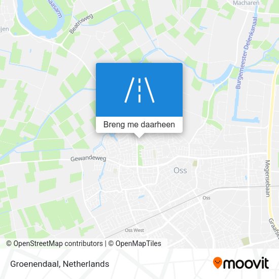 Groenendaal kaart