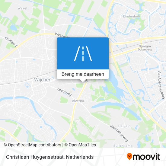Christiaan Huygensstraat kaart
