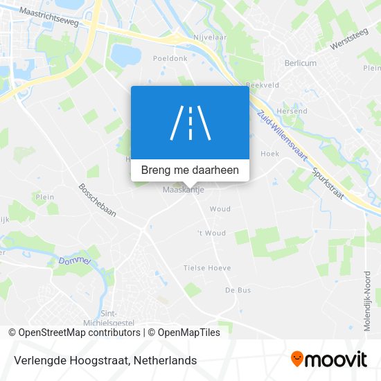 Verlengde Hoogstraat kaart