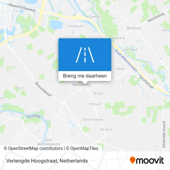 Verlengde Hoogstraat kaart