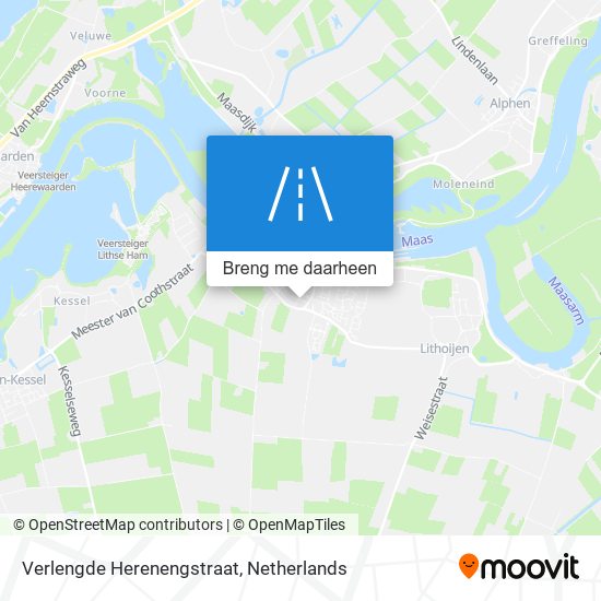 Verlengde Herenengstraat kaart