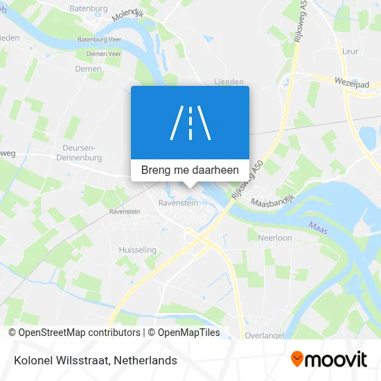Kolonel Wilsstraat kaart
