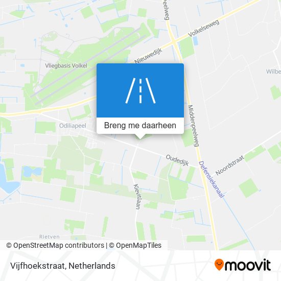 Vijfhoekstraat kaart