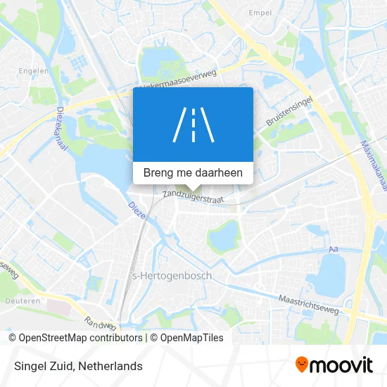 Singel Zuid kaart