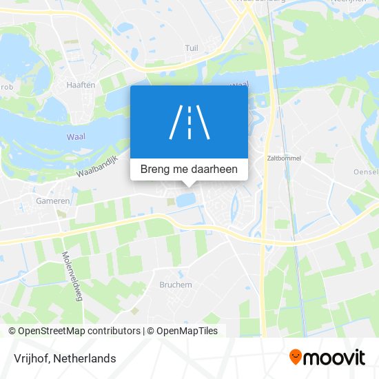 Vrijhof kaart