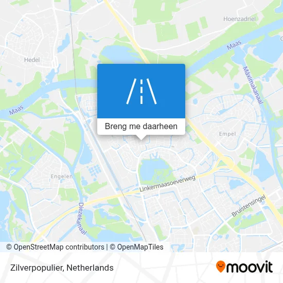 Zilverpopulier kaart