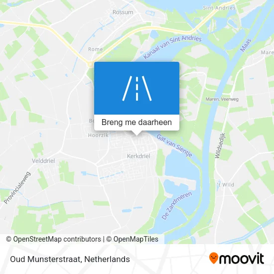 Oud Munsterstraat kaart