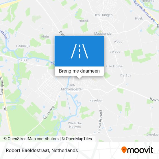 Robert Baeldestraat kaart