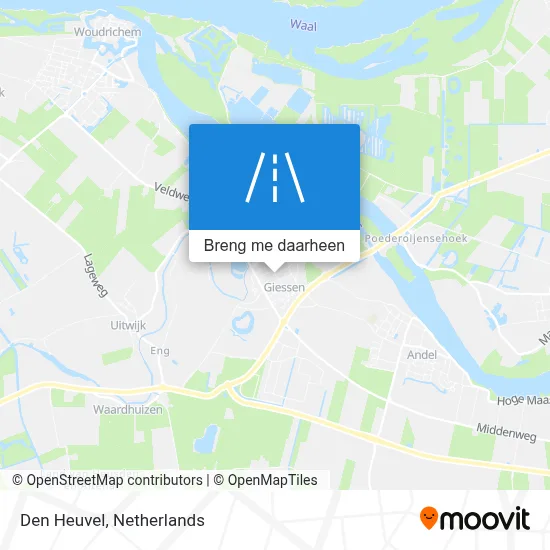 Den Heuvel kaart