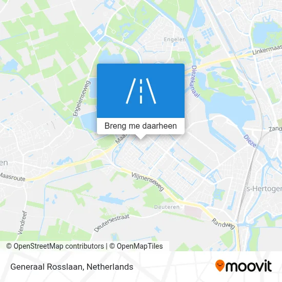 Generaal Rosslaan kaart