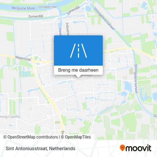 Sint Antoniusstraat kaart