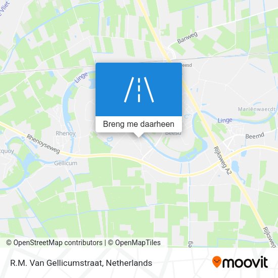 R.M. Van Gellicumstraat kaart