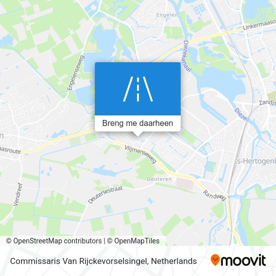 Commissaris Van Rijckevorselsingel kaart