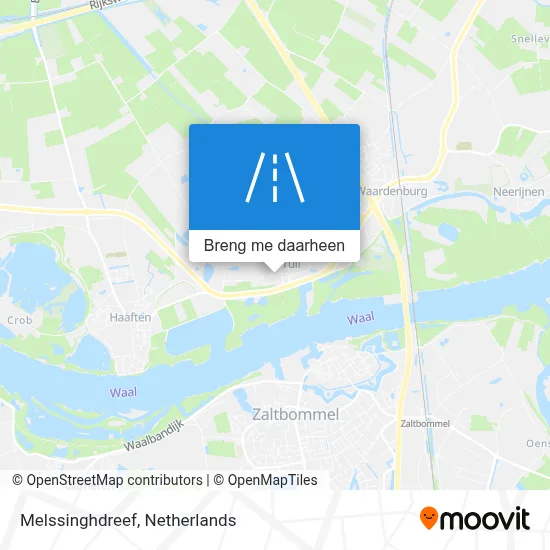 Melssinghdreef kaart