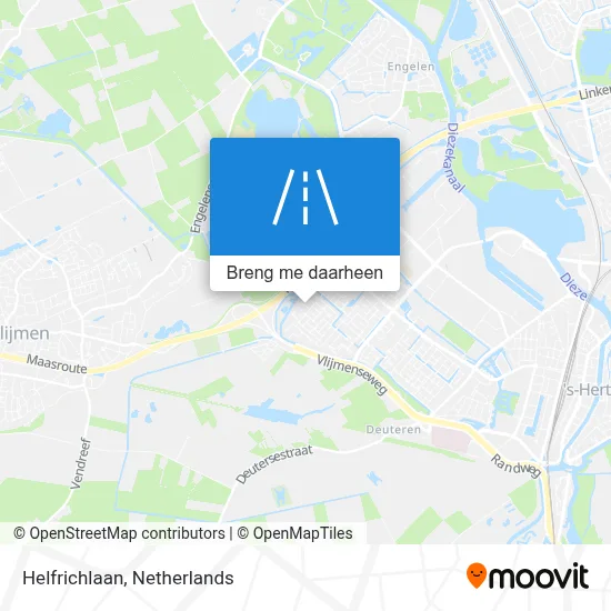 Helfrichlaan kaart