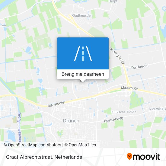 Graaf Albrechtstraat kaart