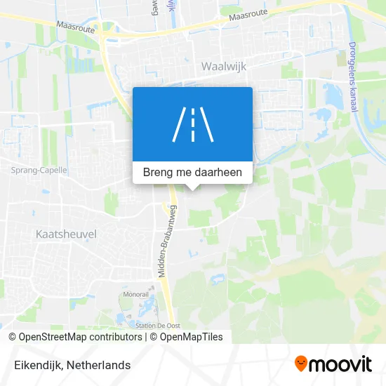 Eikendijk kaart