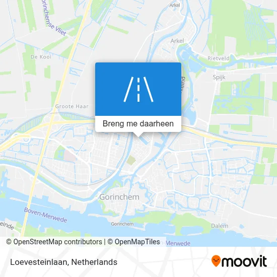 Loevesteinlaan kaart