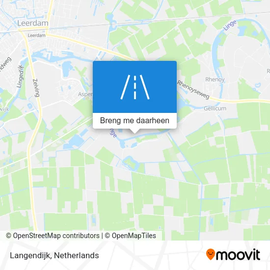 Langendijk kaart