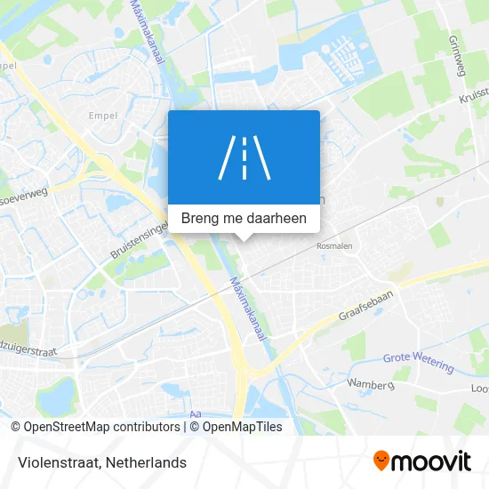 Violenstraat kaart
