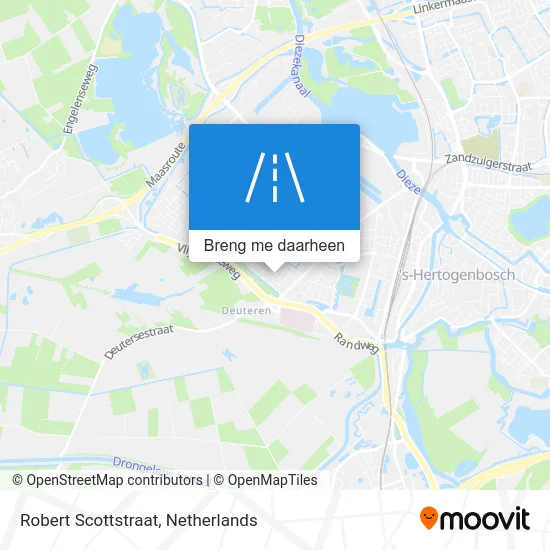 Robert Scottstraat kaart